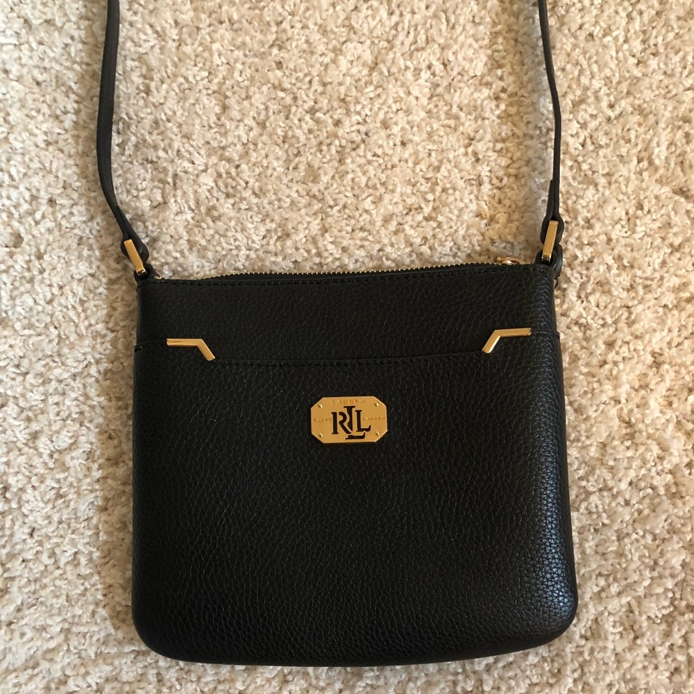 Black Ralph Lauren cross body bag